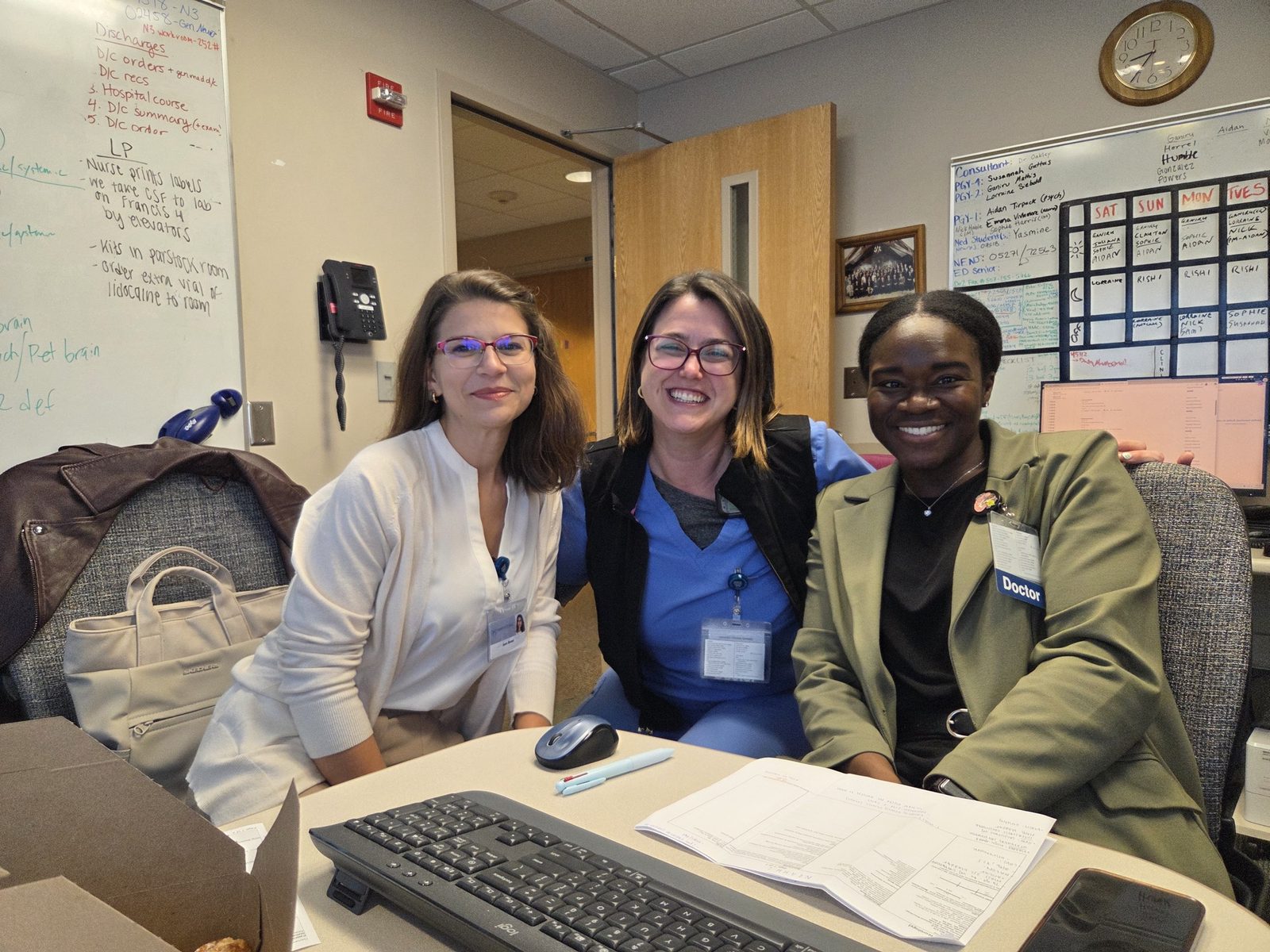 Sara, a Med&X Accelerator participant, during her research internship