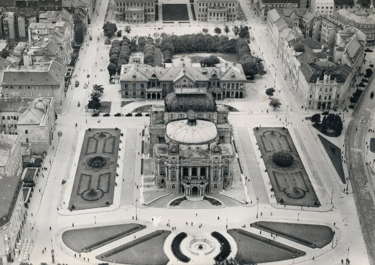 Historical Zagreb in the 1930s