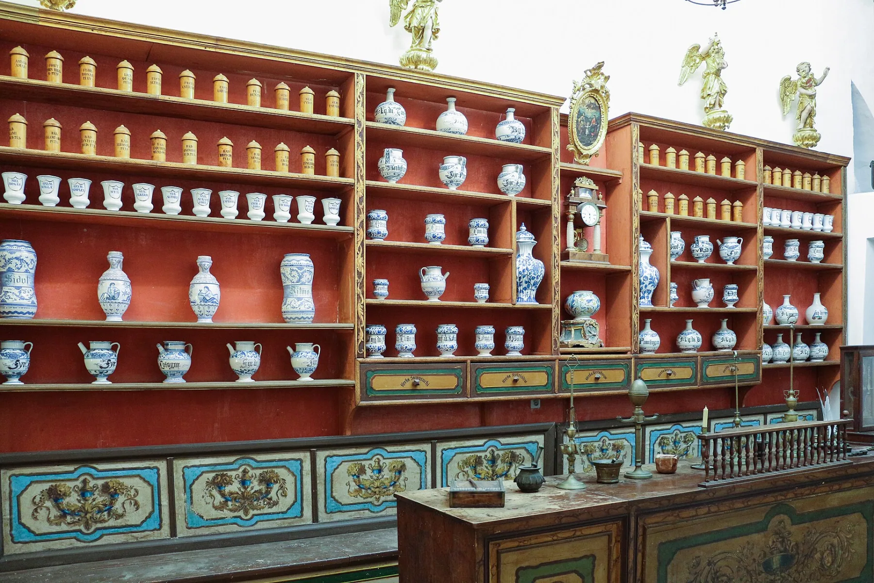 The old pharmacy of the Franciscan Monastery in Dubrovnik