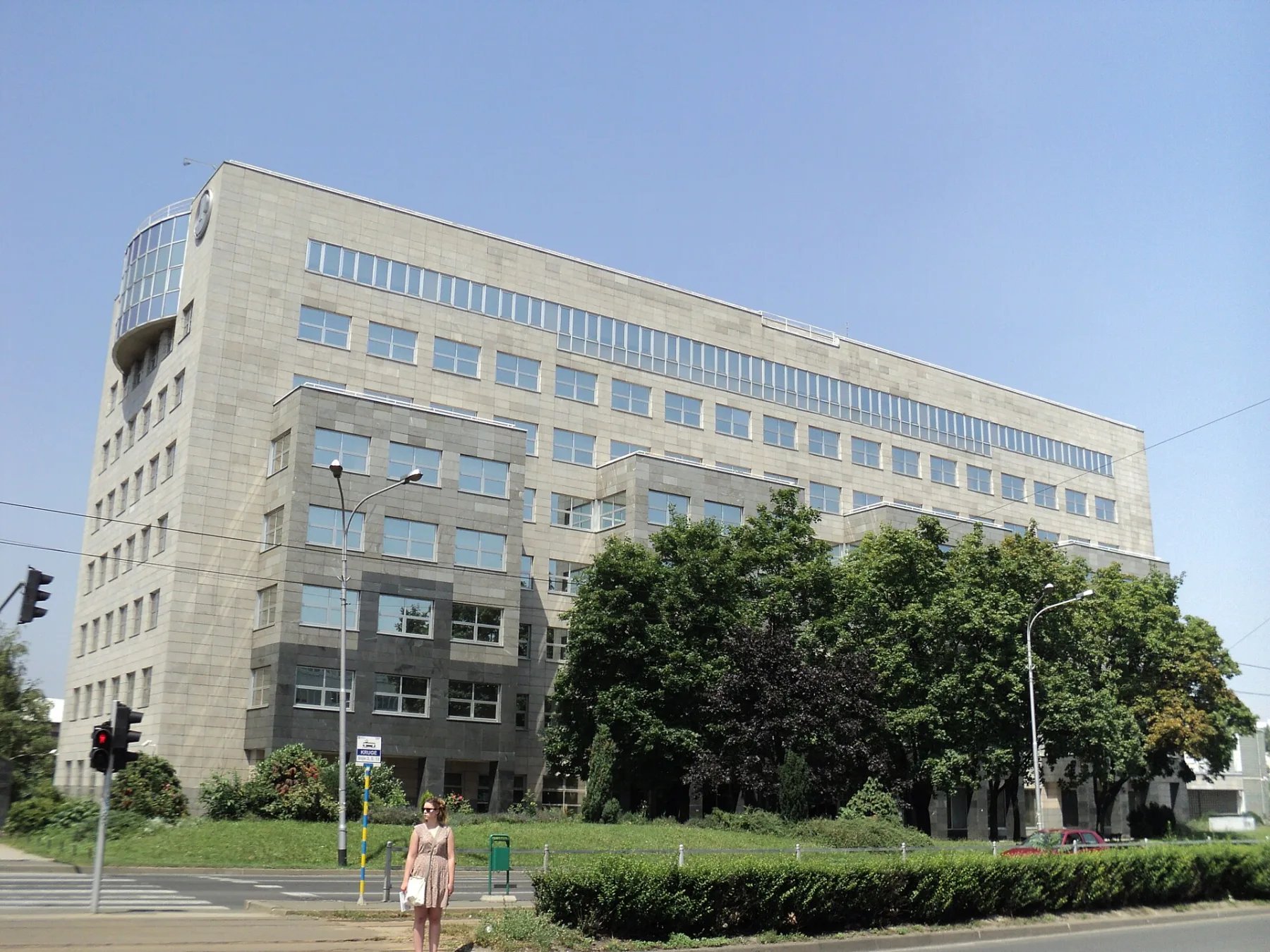 The PLIVA headquarters building in Zagreb