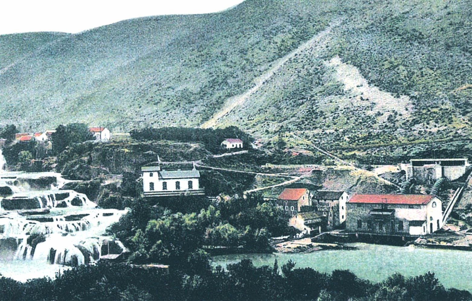 The Jaruga hydroelectric plant on the Krka